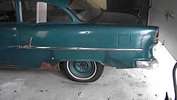 55 Chevy, before restoration