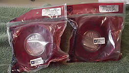 1972 Chevelle SS back up tail light lenses with trim
