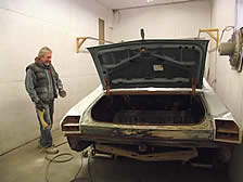 working on the chevelle