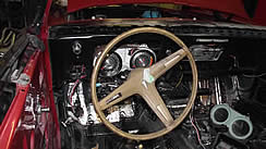 the steering wheel